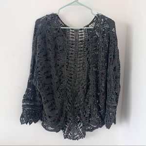 XCVI Gray Knit Shirt